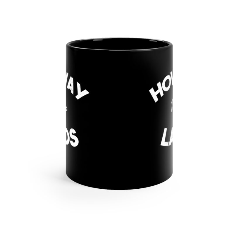 Newcastle 'Howay The Lads' Cup - Sip in Geordie Style - Newcastle United FC Gift - Toon Army - 11oz Black Mug - Image 2