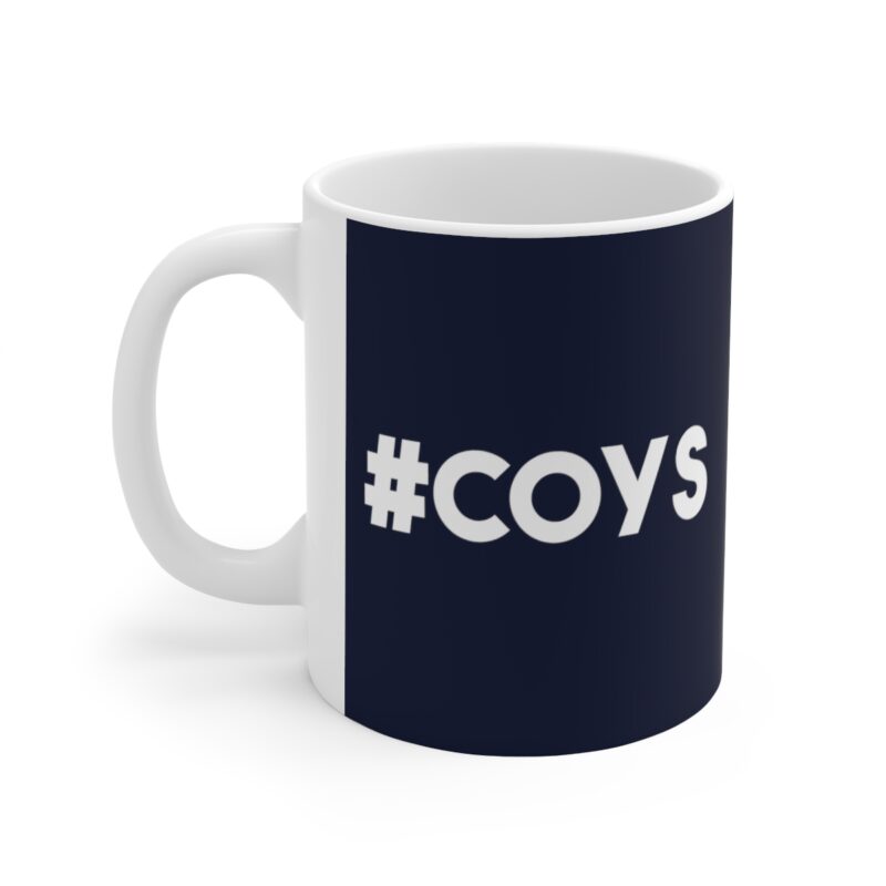 Tottenham Hotspur Coffee Mug - #COYS - Come On You Spurs - COYS - Tottenham Gift Mug Spurs Fan- Ceramic Coffee Cups, 11oz, 15oz - Image 2