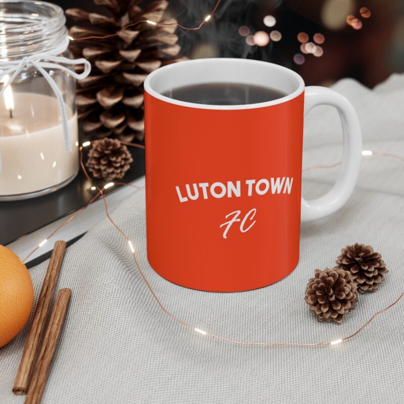 Luton Town Gift - Hatters Sip: Luton Town FC Crest Mug - Enjoy Your Brew in an Awesome Hatters Mug - Gift For Luton Fan - Mug 11oz - Image 4