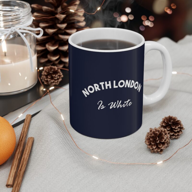 Gift For Spurs Fans - Cup of Spurs Pride: North London is Blue Mug - Sip with Tottenham Allegiance - Tottenham Gift - Mug 11oz