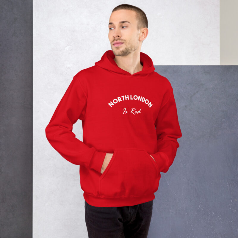 Arsenal Hoodie - Passionate Arsenal Hooded Top: North London is Red Hoodie - Cozy Style for True Gooners - Unisex Hoodie